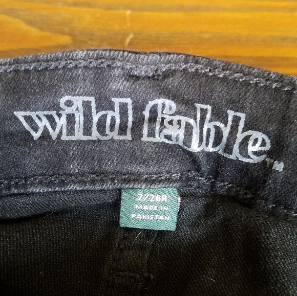 Wild Fable High Rise Jean Shorts Black - Picture 4 of 6